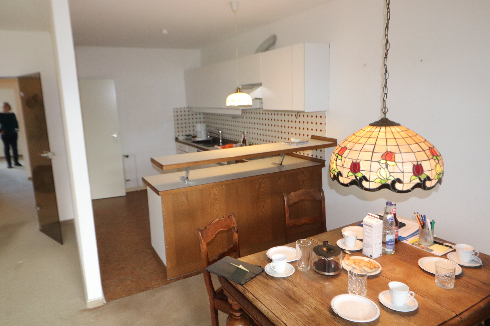 Essbereich und offene Küche